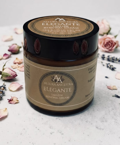 Elegante | Aged to Perfection Tallow Cream A Luxurious Nourishing Ritual for Mature Skin
